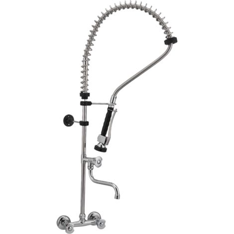 Robinetterie murale de cuisine professionnelle (1/3)