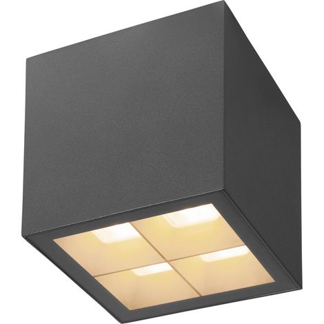 Plafonnier S-CUBE 2700/3000 K 15W PHASE 80° gris - SLV - 1007461