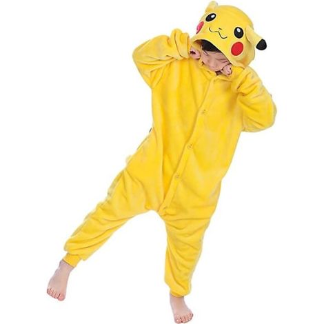 Salopette de travail Barnoveraller Pikachu, taille 130 (120-130 cm), combinaison enfant déperlante, vêtement de jeu robuste, bleu marine, modèle Pokémon, salopette imperméable, coupe ample, usage exté (1/4)