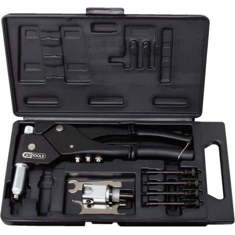 KS TOOLS Universal-Handnietzangen-Satz 10tlg. - 150.9610 KS TOOLS set rivettatrice manuale universale 10 pezzi - 150.9610 KS TOOLS Kit rivettatrice manuale universale 10 pz - 150.9610