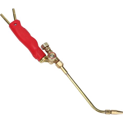 H01-2 Petit chalumeau soudure gaz laiton à injecteur torche soudage oxycoupage 30 cm (1/5)