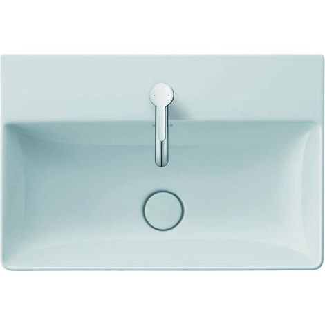 Duravit DuraSquare Waschtisch Compact, 60x40cm, 1 Hahnloch, ohne (1/5)