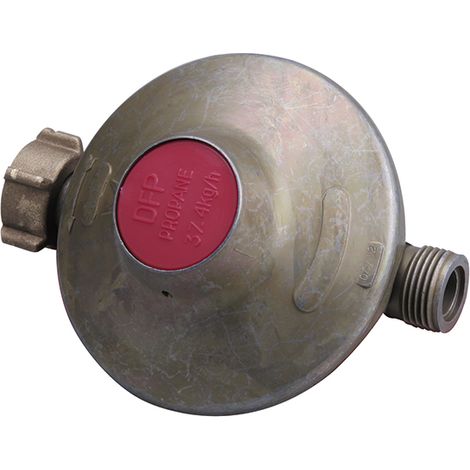 Gurtner – Détendeur gaz propane basse pression 4kg/h – 50 mbar – entrée écrou bouteille – sortie M20x150 – usage fixe