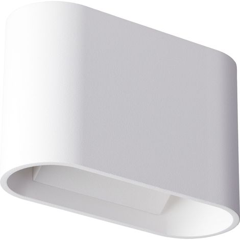 Applique OVALY blanc 3000K 394lm 8W IP65 - EUROPOLE - 37951