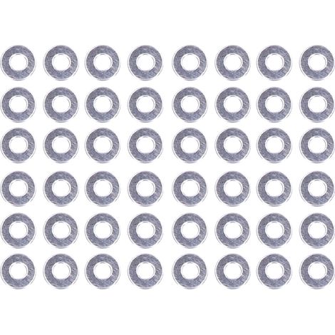 Flache Unterlegscheiben aus Edelstahl A2-70, M10, 150-teiliges Sortiment, DIN 125-Ersatzschrauben und -Unterlegscheiben, korrosionsbeständiges Befestigungsmaterial (1/5)
