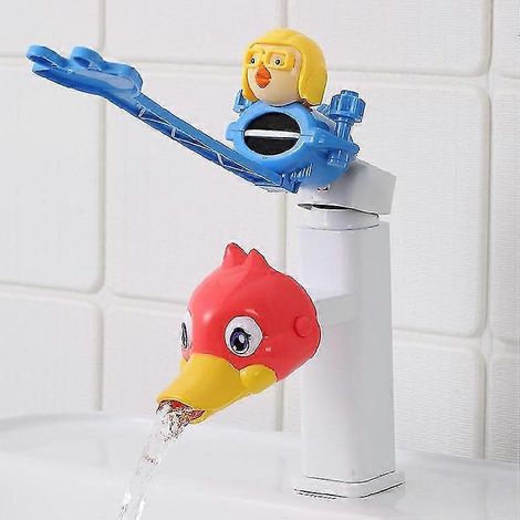 Rallonge de robinet à motif dessin animé, rallonge pour lave-mains de bébé, lot de 2 (1/5)