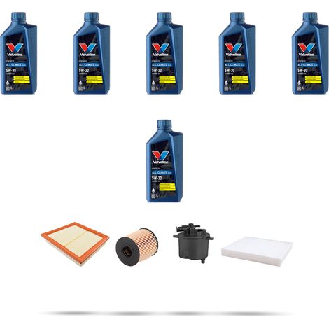 Kit tagliando 4 FILTRI e 6L OLIO compatibile con Land Rover Evoque (L538) 2.2 Sd4 140kw dal 2011 (1/5)