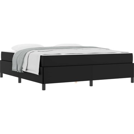 Maison Exclusive - Bettrahmen mit Matratze Schwarz 180 x 200 cm S