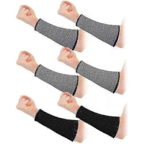Lot de 3 paires de protections pour bras, adaptées aux peaux fines et sujettes aux contusions. Manchon de protection contre les coupures et les brûlures de niveau 5 (SZRH A-GB). (1/5)