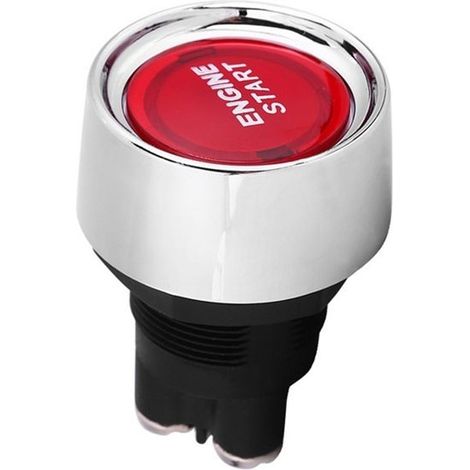 Bouton poussoir de démarrage du moteur de voiture 12 V/24 V 50 A, bouton de démarrage sans clé, démarreur d'allumage, bouton -3413