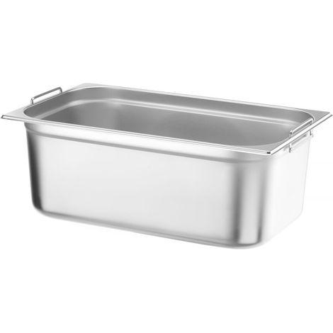 Gastronormbehälter GN 1/1 mit versenkbaren Griffen 530x325x200mm 28L Hendi 817155 (1/3)