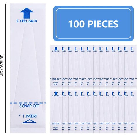 Wegwerf-Thermometer-Schutz, Hygiene-Heizung für Körperthermometer, elektronisches Thermometer, Sonden-Thermometer, Schleier-Digitalthermometer, Sonden-Thermometer, 100 Stück