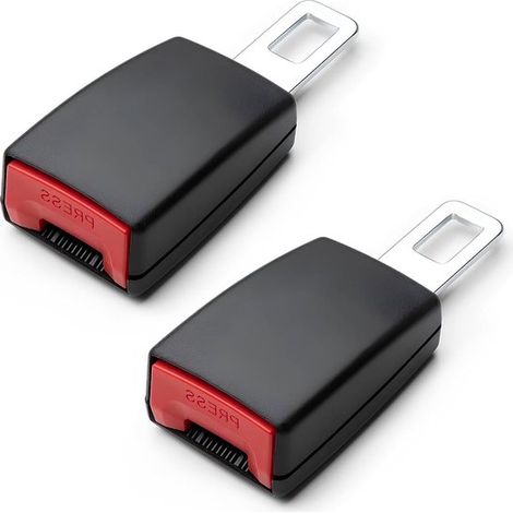 Rallonge de ceinture de sécurité universelle - 2 pièces - Noir - Rallonge de ceinture de sécurité auto - Sécurité automobile (1/5)