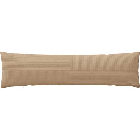 vidaXL Funda de almohada ALMELO Marrón 40 x 145 cm pana (1/2)