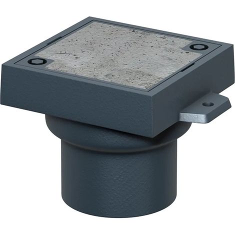 ACO Reinigungsverschl. Finor S DN150 90 Grad/M125/Guss/Deckel Betonfüllung, 5288.32.00