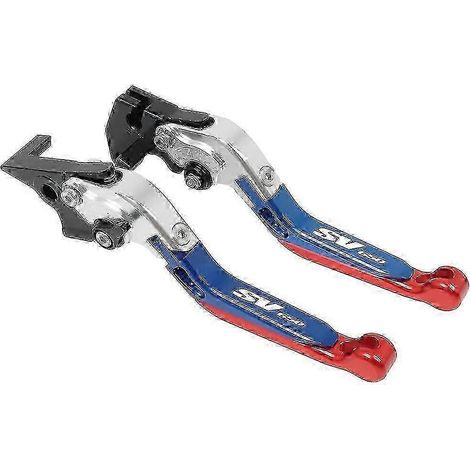 Poignées de guidon uniques pour moto Suzuki SV650/SV650S, réglables, extensibles et pliables (SBR) (1/5)
