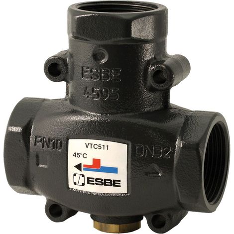 ESBE Valvola termica di carico VTC511, Temp. apertura 60 gradi, Kvs9, Rp 1", 51020300