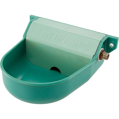 Ferplast SPRING - 1,5 L Distributeur d'eau automatique pour chiens. Variante SPRING - Misure: 24.5 x 22.5 x h 10 cm - 1.5 L - Sea blue (1/3)