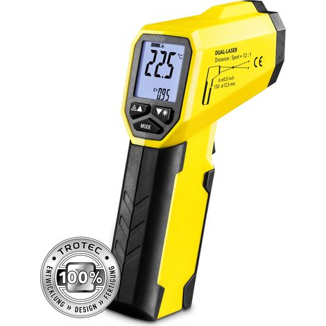 TROTEC Termómetro infrarrojo BP21 (medición temperatura: -35 °C hasta +800 °C)