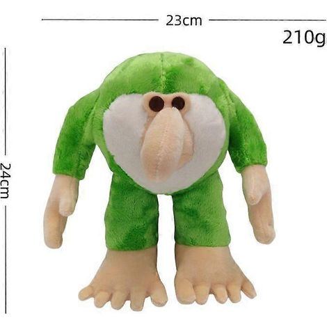 Peluche italienne Brainrot, 25 cm BRR BRR Patapim, coussin en peluche parfait pour les fans de jeux vidéo.