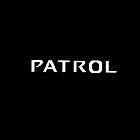 (Pour Patrol 2012-2018-A) Décoration automobile compatible avec le logo Nissan Patrol 2012-2017 2018 2013 2014 2015 2016 - Lot de 2 projecteurs LED laser lumineux de bienvenue pour portières de voitur (1/5)