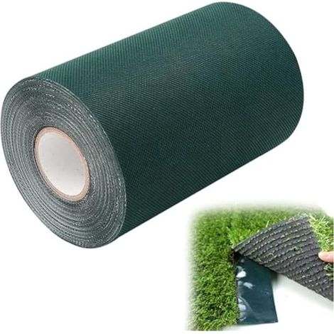 Kunstrasenband 15 cm x 10 m, selbstklebend, für Fußballfeld, Garten, Sporthalle (1/5)
