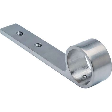 Support de main courante inox brossé – Fixation sous plateau pour tube Ø38,1 – Revêtement Protectan – MB2 (1/2)