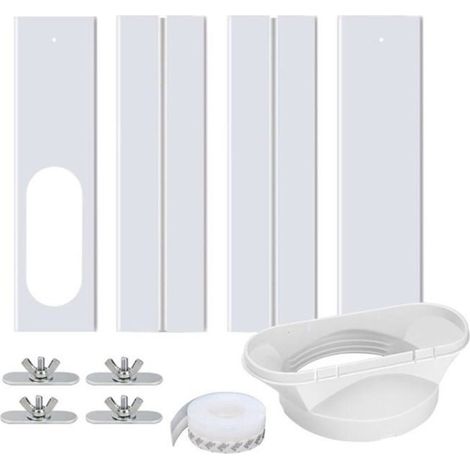 Kit de fenêtre de climatiseur portable avec joint de fenêtre réglable de coupleur pour unité AC Adaptateur de fenêtre 135 mm