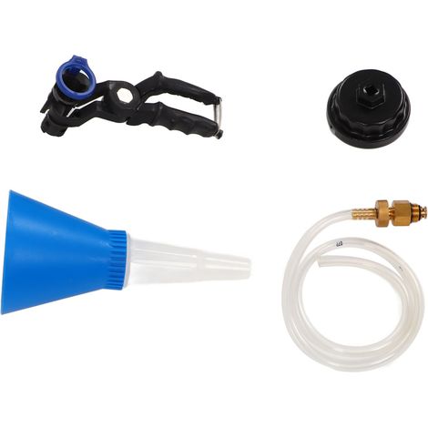 Kit de 4 outils vidange huile : clé filtre à huile, entonnoir réutilisable avec tuyau évacuation, pour moteur 2.0-5.7L (1/5)