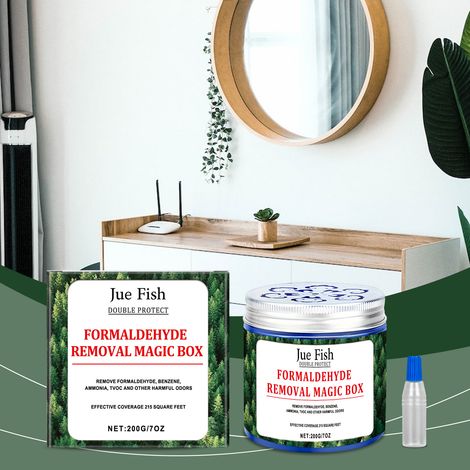 Formaldehyde Removal Magic Box for Newly Renovated Offices: Fresh Air Purification and Environmental Protection - Formaldehyde Removal Magic Box 200g1 + Activation Liquid 2ml1 -- BIEMMEDUE (1/5)