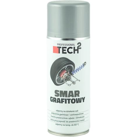 Grasso al grafite, spray 400 ml, TECH2 1 pz.