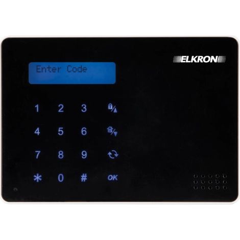 KP600D - Teclado de control táctil suave con pantalla. Pilas incluidas.
