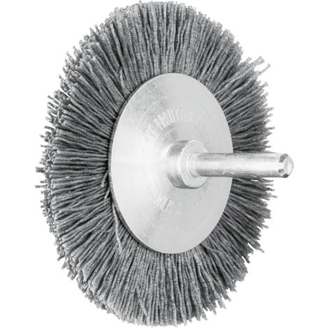PFERD TOOLS Rundbürste ungezopft RBU Ø 80x8 mm Schaft-Ø 6 mm SiC-Filament-Ø 0,55 mm Korn 120 10 Stk (1/5)
