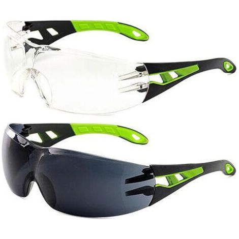 2 Pack Safety Glasses, Protective Goggles, Lightweight Safety Goggles for Indoor/Outdoor, Hunting, Sports, Shooting, Fishing, Workplace Safety (1/5)