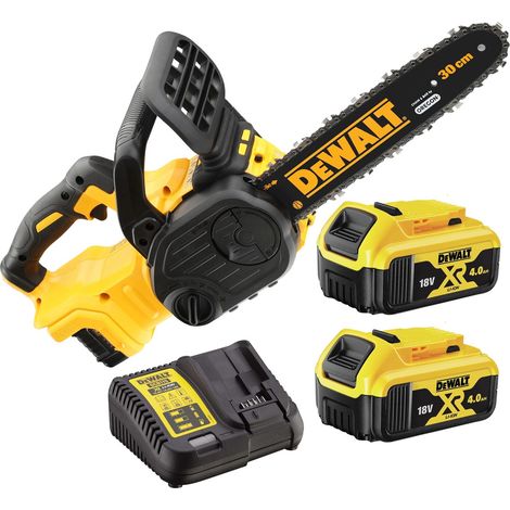 Dewalt DCM565M2 18v XR 30cm Cordless Chainsaw Brushless - 2 x 4.0ah Batteries