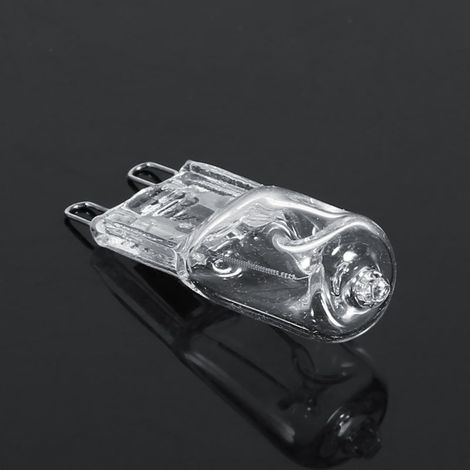 Lotto di 10 lampadine alogene con attacco G9, 120 V, 40 W, luce bianca calda, per l'illuminazione domestica. (1/5)