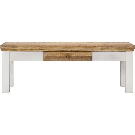 Maison Exclusive - Couchtisch 110x50x40 cm Massivholz Mango