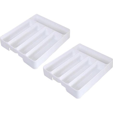 plateaux de rangement pour tiroirs, boîte de rangement pour couverts et cuillères, organisation de cuisine (1/5)