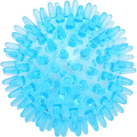 Boule de massage creuse à pointes souples pour main et poignet - 7cm - Soulagement du stress et récupération musculaire (1/5)