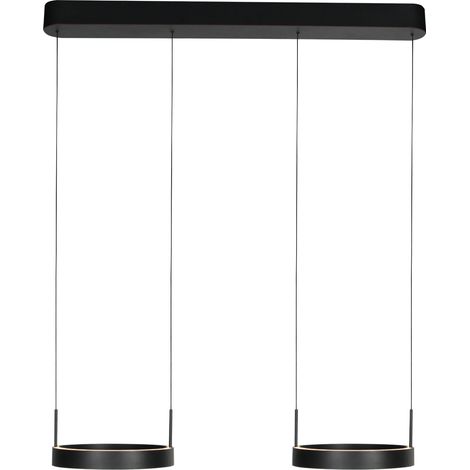 Steinhauer Exclusive - lámpara colgante - Mykty - negro - metal - (1/3)