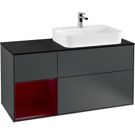 Villeroy & Boch F392HBHG Armoire sous lavabo Finion F39 (1/2)