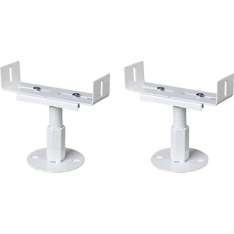 Set aus 2 Aluminium-Heizkörperfüßen, höhenverstellbar von 8 bis 13 cm, traditioneller Architekturstil, salzbeständig