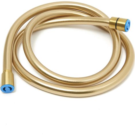 Dark flessibile doccia 150 cm con sistema anti-torsione, oro spazzolato (SATBSHPDABZ)