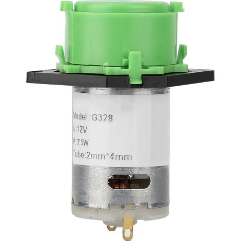Pompe doseuse péristaltique 12V pour aquarium, laboratoire et analyse chimique DIY (tête verte 24) (1/5)
