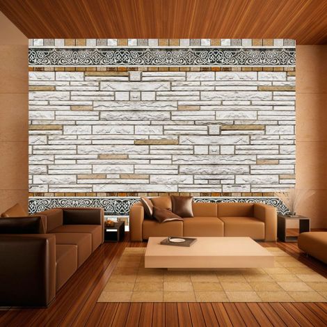 Papier Peint "Mosaique en Pierre" 70 x 100 cm (1/2)