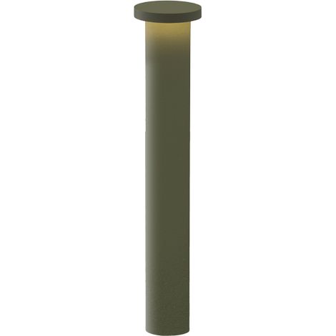 Tiberio Bollard LED 10W 3000K IP65 Verde - Paletto luminoso da giardino 45cm - Rossini Group (1/4)