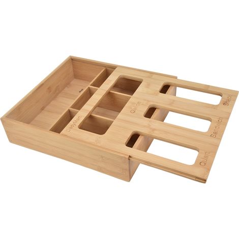 Boîte de rangement en bambou jaune pour film alimentaire, boîte de conservation biodégradable pour emballage alimentaire (1/5)