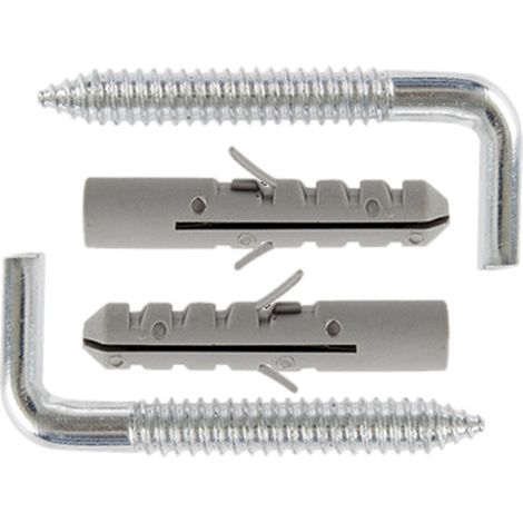 Ensemble de crochets de fixation pour radiateur M8-65