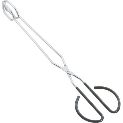 Pinces à ciseaux pour barbecue Pinces de cuisine en acier inoxydable de 16 pouces Pinces de cuisine pour pique-nique pour barbecue, longues pinces à ciseaux 1 pièce (1/5)