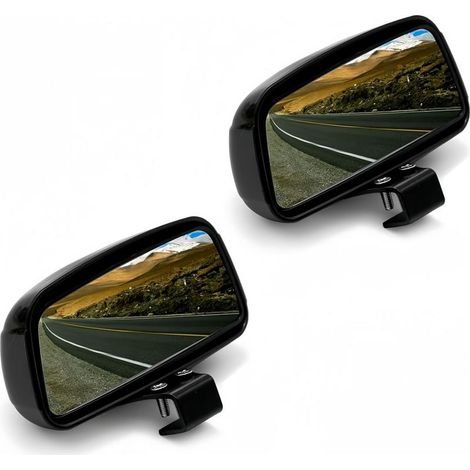 Blind Spot Mirror, Car Blind Spot Mirror, 2 Pieces Wide Angle Adjustable for Towing Cars and Vans (Type 2) (1/5)